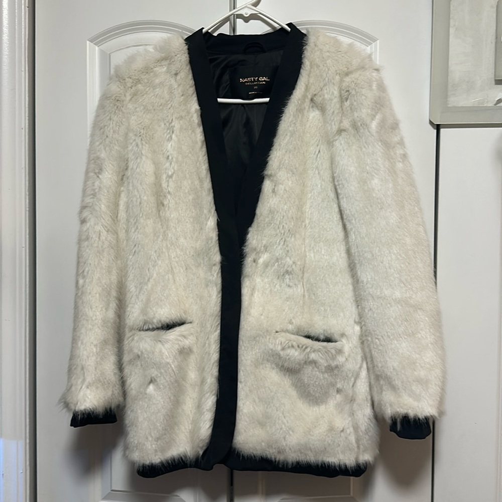 Nasty Gal Collection Fur jacket XS